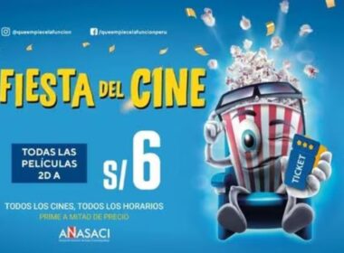 Entradas al cine de 6 soles